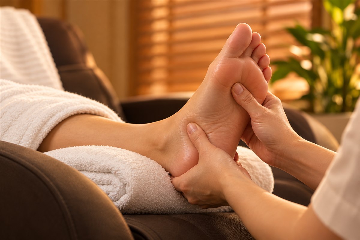 Foot Reflexology service illustration